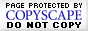 Protected by Copyscape DMCA Takedown Notice Checker